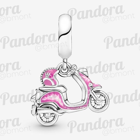 Pandora Pink Scooter Dangle Charm - Picture 3 of 5